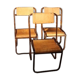 Lot de 6 fauteuils des années 40