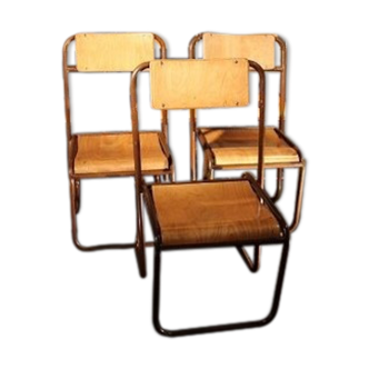 Lot of 6 chairs from the 40s