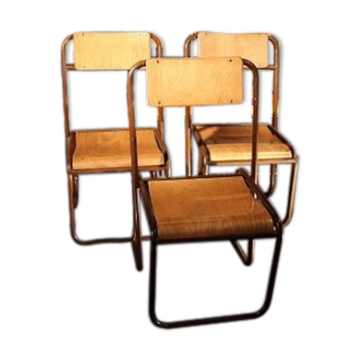 Lot of 6 chairs from the 40s