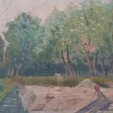 painting on canvas from 1911