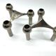 Pair of Nagel modular candlesticks – German Space Age design – Metal