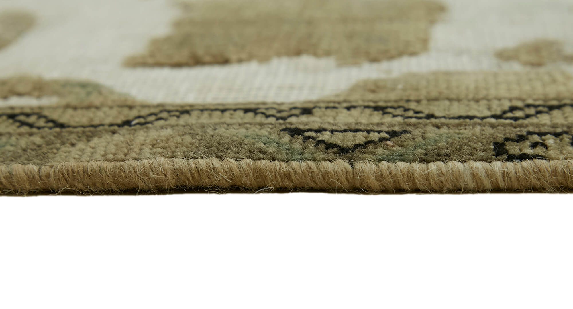 Hand-Knotted Anatolian One of a Kind 1970s 280 cm x 365 cm Beige Wool Carpet