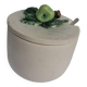 Covered pot / Vintage sugar bowl in ceramic, Keramos Sèvres 1960