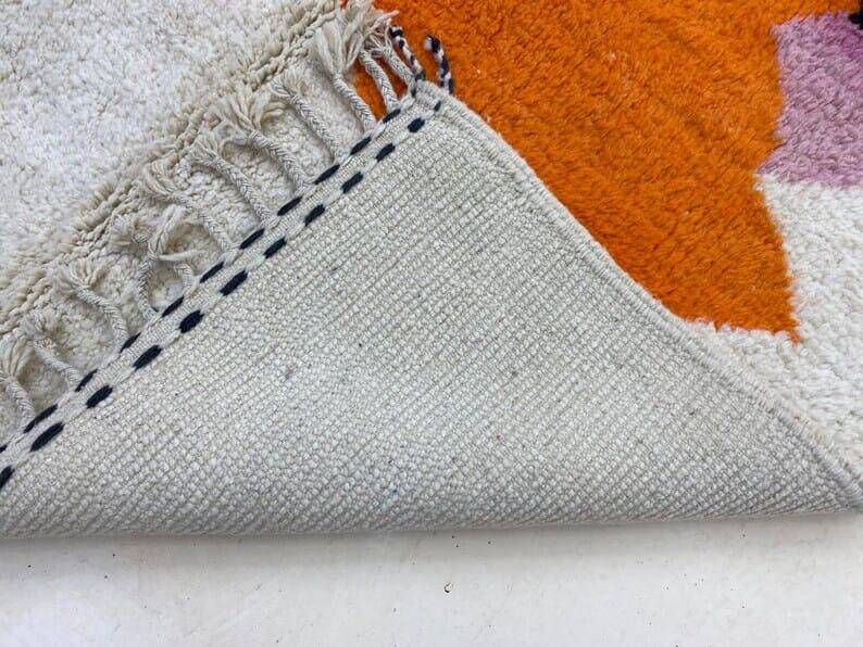 Colorful handmade Berber rug size 150 x 250 cm