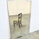 Beveled moustache mirror, 140 cm high