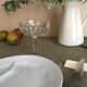 Set of 6 champagne glasses