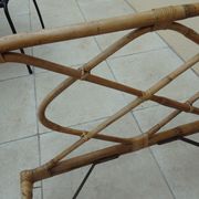 Vintage rattan bed 1 person