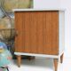 Bedside table with 1 door and 1 internal drawer.
