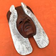 Masque à suspendre   Bois sculpté