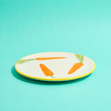 Set of 2 Small Carrot Plates