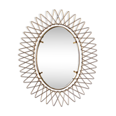 Transformable golden mirror  27x34cm