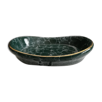 Marbled ceramic soap holder