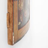 19th Century Traditional Religious oak Icon Mother of God Joy of All Who So