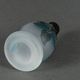 Vase in glass paste Muller Frères Lunéville foot shower floral decor