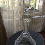 Bougeoir ancien en verre