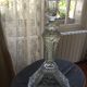 Old glass candlestick