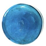 Blue blown glass vase