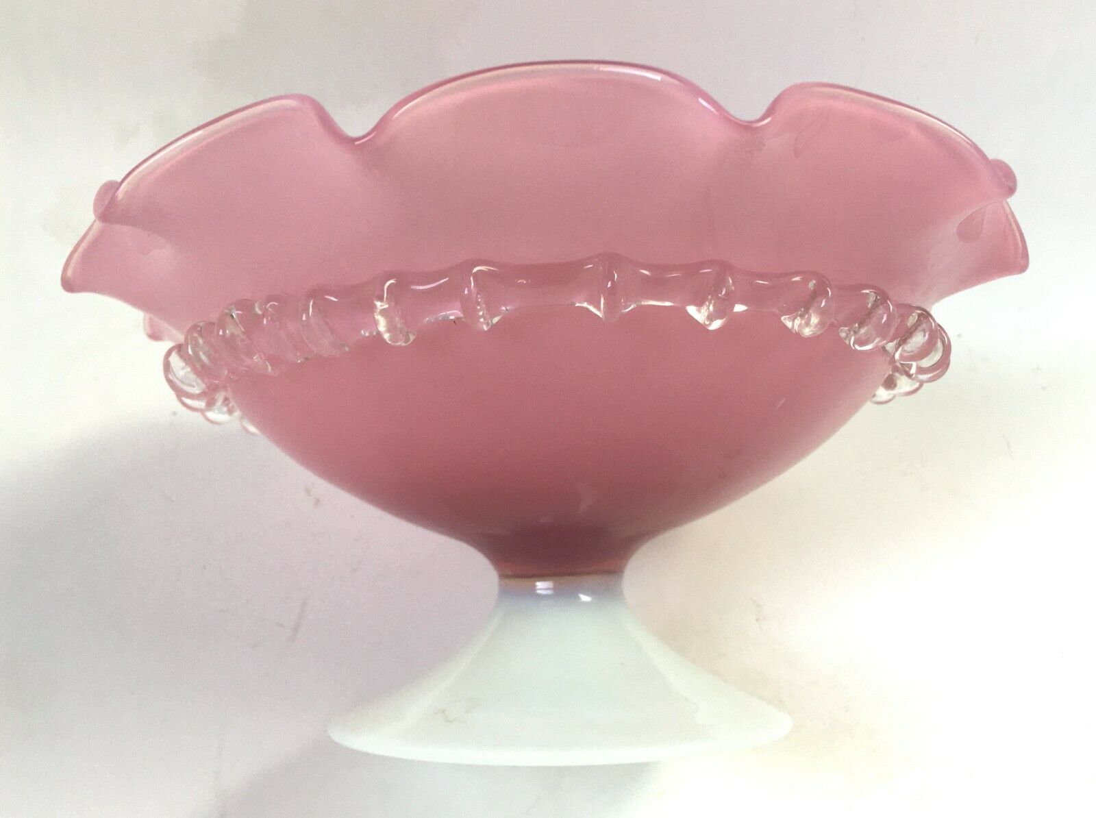 Coupe en verre soufflée bouche  Murano vintage