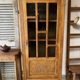 Art Deco oak display case