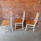 Set of 3 country chairs