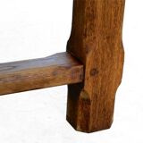 Farm table set and its 2 benches