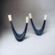 Mid-Century Atomic Era U-Shaped Table Lamps, 1950s, Set of 2