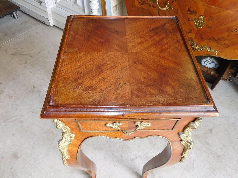 Harness in veneer and bronze