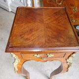 Harness in veneer and bronze