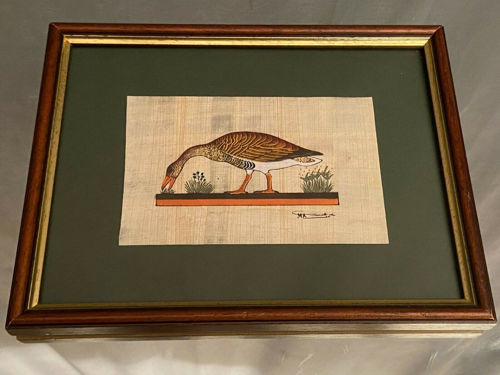 Tableau original égyptien représentant l'oie de Meidoum Egypte