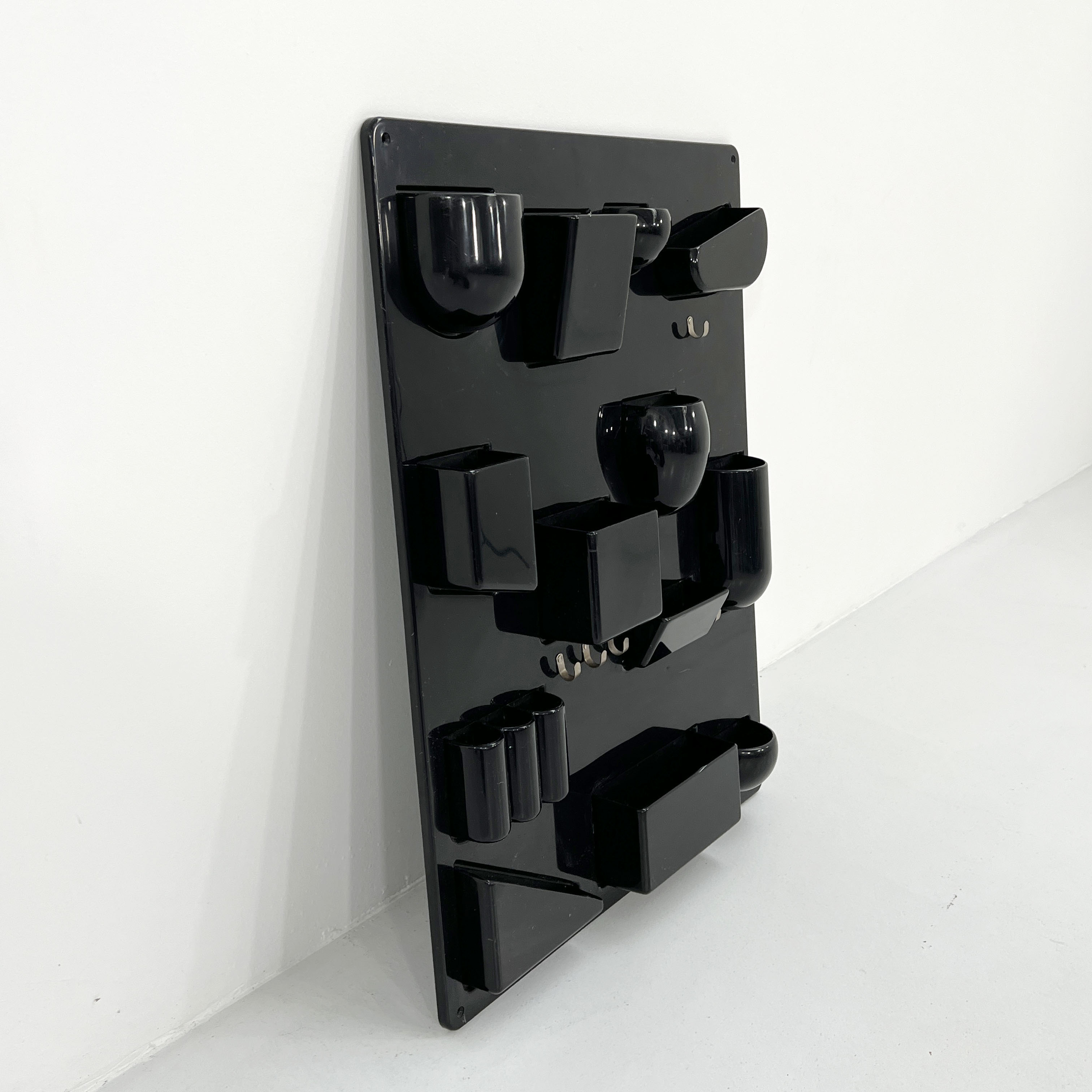 Black wall organizer Utensilo by Dorothee Becker for Design M, 1960