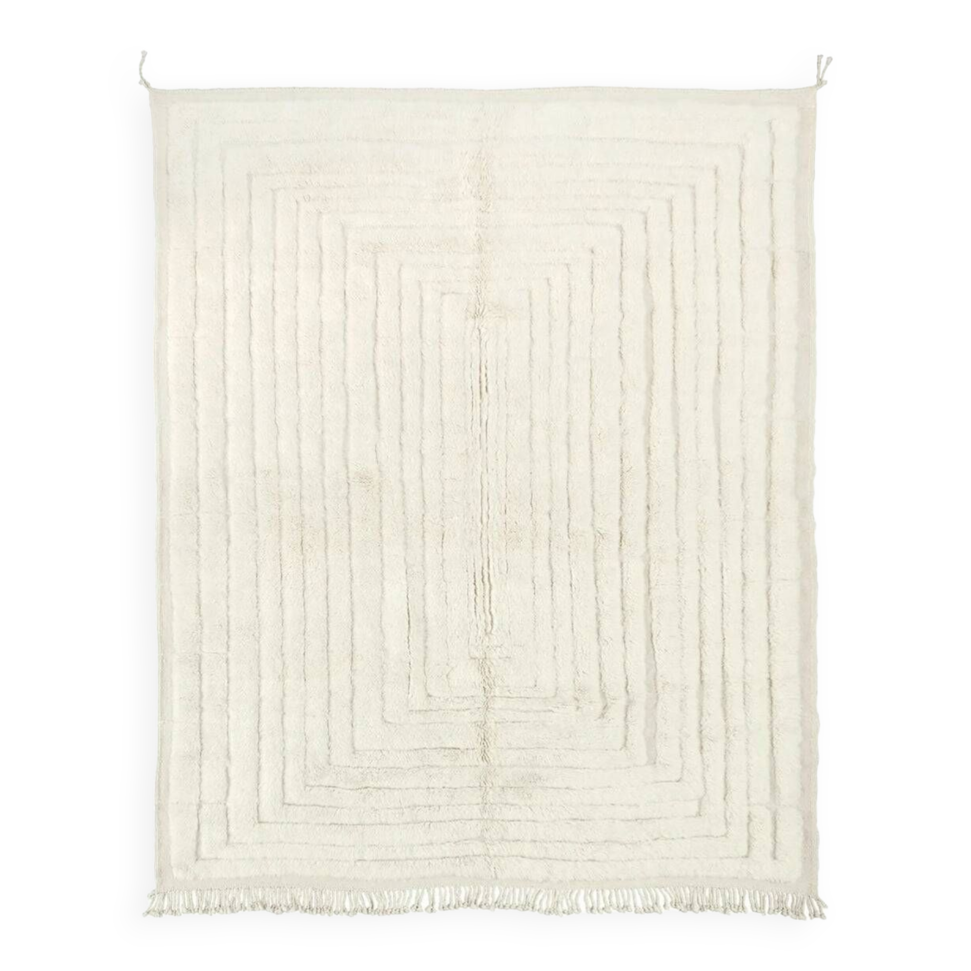 Handmade wool Berber rug 300X200 cm