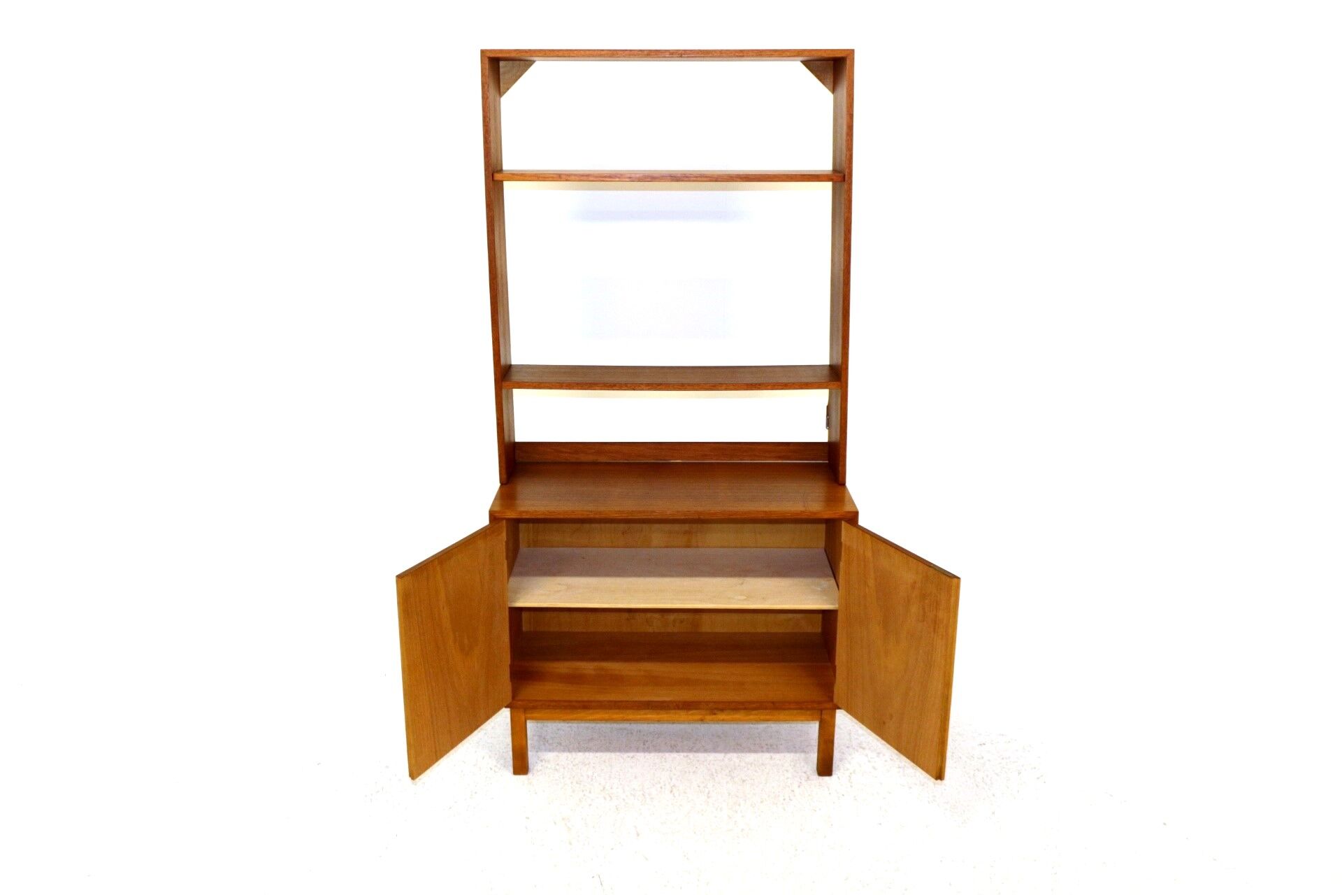 Bookcase in teak and beech , Sweden, 1960