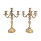 Brass candle holders 3 branches 4 fires