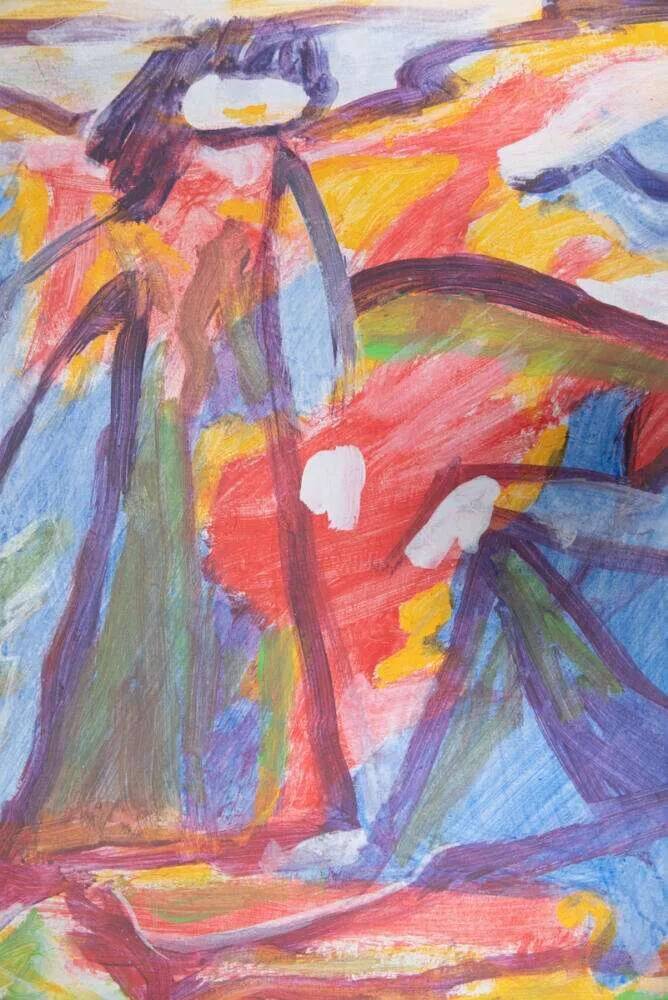 Danish art Fahrendorf, abstract artwork.