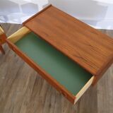 Pair of scandinavian teak bedside tables