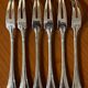 Christofle ribbons 6 snail forks excellent condition