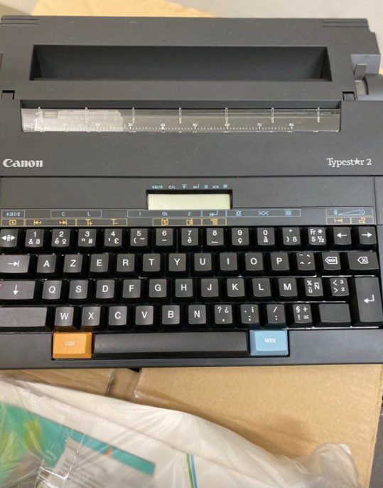 Canon Typestar 2 typewriter
