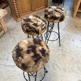 Set of 3 70s Bar Stools