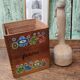 Pots à épices en bois français et anglais