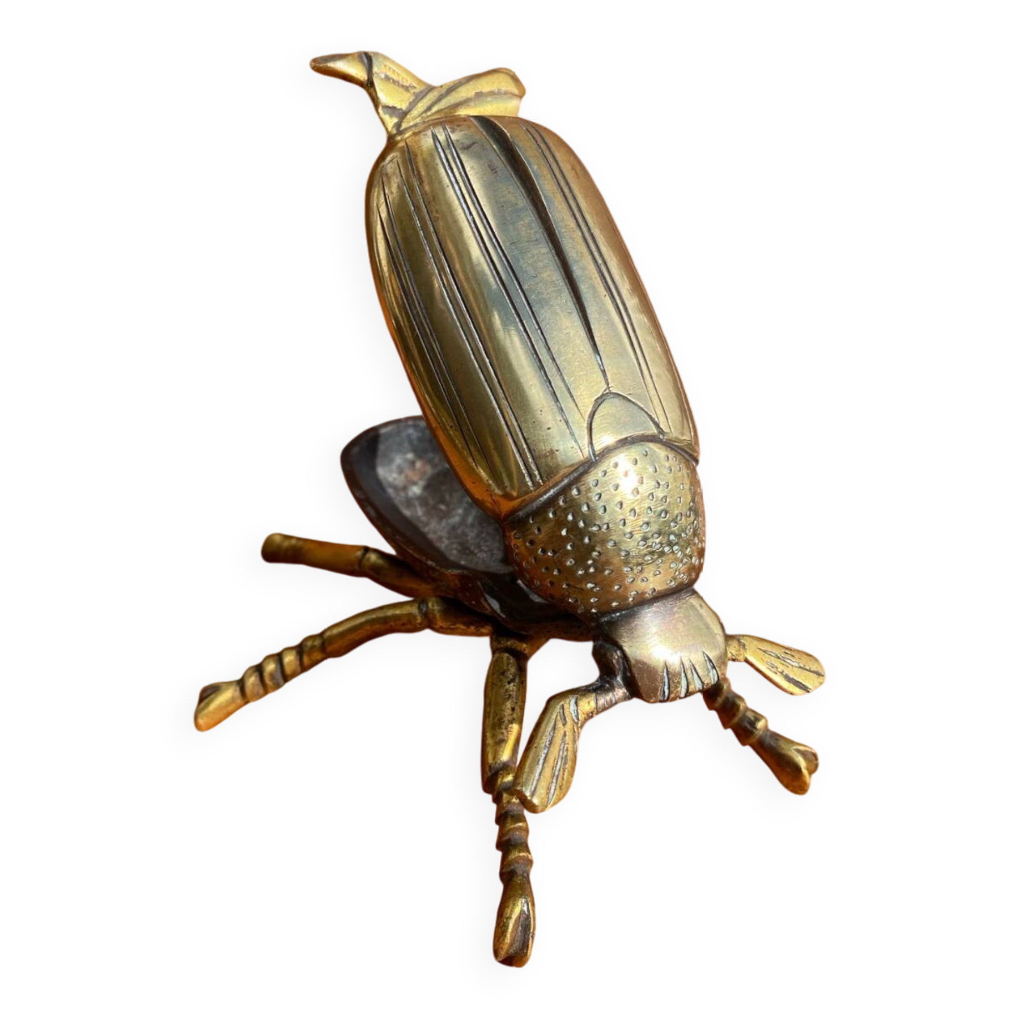 Zoomorphic scarab ashtray