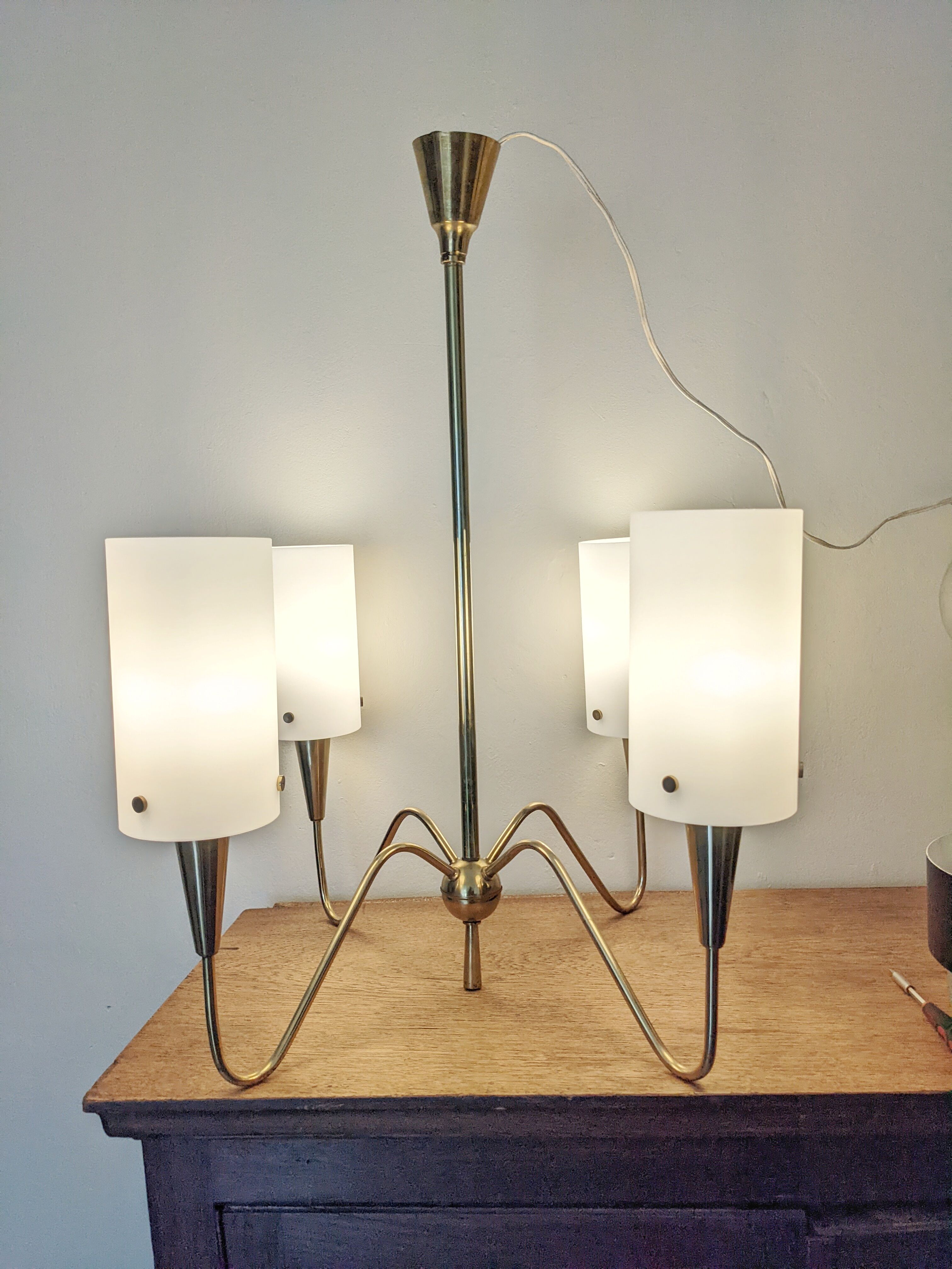 Vintage luste 60' 4 arms