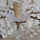 Lustre en bronze et cristal