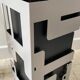 Openwork steel umbrella stand 70s