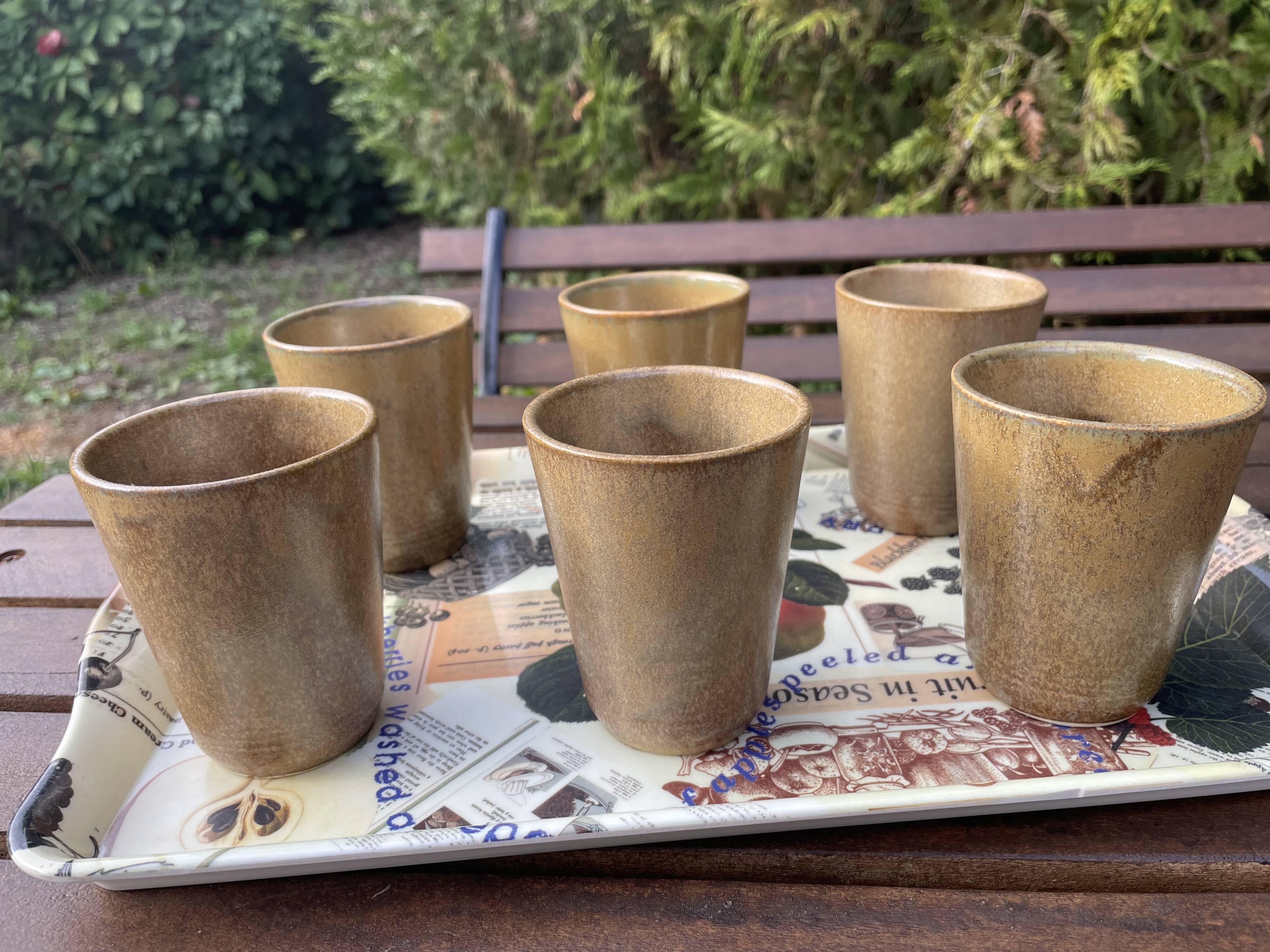 Verres en grès Digoin