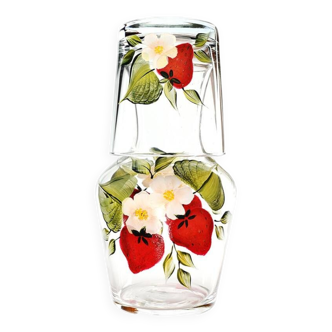 Carafe et gobelet aux fraises Petra Palumbo