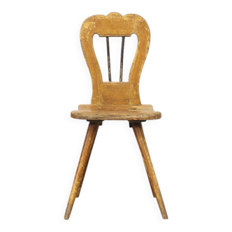 19th century antique Primitive mountain chair