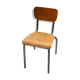 Chaise d'école vintage