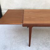Table design extension Scandinavian Niel Otto Møller teak retro L260cm