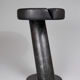 Solid wood sculptural side table, original contemporary design, logniture