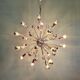 Lustre Sputnik XXL en métal chromé, années 70